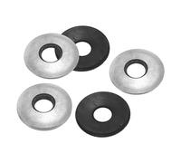 PATIKIL M10x25mm EPDM Rondelles d'Étanchéité Collées, 50 pièces Joint de Vis Soutenu Par Caoutchouc Néoprène Galvanisé pour Le Toit de Navires de Machines Industrielles à Domicile