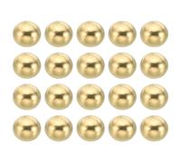 PATIKIL M3x0,5 Filetage Capuchon Écrous Bouton, 20 Paquet Laiton Boule Lampe Décoratif Vis Bouchons Écrou Couvercle Écrou pour Mobilier Éclairage ou DIY Projet 10mm