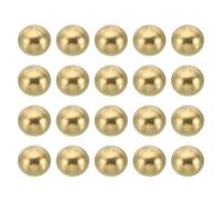 PATIKIL M3x0,5 Filetage Capuchon Écrous Bouton, 20 Paquet Laiton Boule Lampe Décoratif Vis Bouchons Écrou Couvercle Écrou pour Mobilier Éclairage ou DIY Projet 6mm