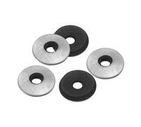 PATIKIL M4.2x12mm EPDM Rondelles d'Étanchéité Collées, 100 pièces Joint de Vis Soutenu Par Caoutchouc Néoprène Galvanisé pour Toit de Navires de Machines Industrielles à Domicile (#8)