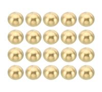 PATIKIL M4x0,7 Filetage Capuchon Écrous Bouton, 20 Paquet Laiton Boule Lampe Décoratif Vis Bouchons Écrou Couvercle Écrou pour Mobilier Éclairage ou DIY Projet 10mm