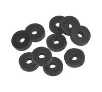 PATIKIL M5 Joint Plat En Caoutchouc, 10 Pièces 5mm DI 13mm DE 4mm Épais Joint D'Étanchéité Espaceur Pour Robinet Tuyau Raccord Boulon, Noir