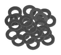 PATIKIL M5 Joint Plat En Caoutchouc, 24 Pièces 5mm DI 12mm DE 1mm Épais Joint D'Étanchéité Espaceur Pour Robinet Tuyau Raccord Boulon, Noir