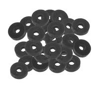 PATIKIL M5 Joint Plat En Caoutchouc, 24 Pièces 5mm DI 13mm DE 4mm Épais Joint D'Étanchéité Espaceur Pour Robinet Tuyau Raccord Boulon, Noir