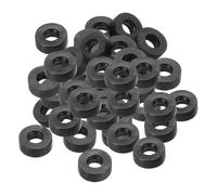 PATIKIL M5 Joint Plat En Caoutchouc, 60 Pièces 5mm DI 12mm DE 4.5mm Épais Joint D’étanchéité Espaceur Pour Robinet Tuyau Raccord Boulon, Noir