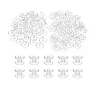 PATIKIL M5x4mm Rivet En Plastique, 50 Ensembles Rivet A Presser En Plastique Chicago Screw Pour Cuir Albums Photos Scrapbooks, Transparent