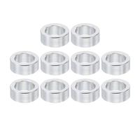 PATIKIL M8 Entretoises en Aluminium, 10 Pcs Entretoise Métallique en Aluminium 8.2mm ID x 12mm OD x 5mm L Vis D'Espacement en Aluminium Ronde pour Boulons à Vis 5/16" Ou M8