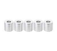 PATIKIL M8 Entretoises en Aluminium, 5Pcs Entretoise Métallique en Aluminium 8.5mm ID x 20mm OD x 20mm L Vis D'Espacement en Aluminium Ronde pour Boulons à Vis 5/16" Ou M8