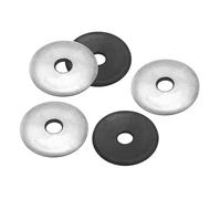PATIKIL M8x32mm EPDM Rondelles d'Étanchéité Collées, 100 pièces Joint de Vis Soutenu Par Caoutchouc Néoprène Galvanisé pour Le Toit de Navires de Machines Industrielles à Domicile