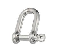 PATIKIL Manille à Goupille à Vis 12mm 1/2" 1653Lb, Manille en D Forgée en Acier Inoxydable 316, Qualité Marine pour Chaînes, Câbles Métalliques en Extérieur, Argenté