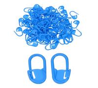 PATIKIL Marqueurs de Mailles en Plastique, Lot de 100 Marqueurs de Tricot, Bleu