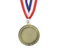PATIKIL Médailles De Récompense, Médaille du Premier Prix avec Ruban De Cou pour Compétitions Jeux Sportifs Concours D’Orthographe, 3 Pouces De Large, Or