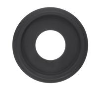 PATIKIL Médaillon de Plafond, 25 x 10 cm PU pour Luminaire de Plafond Chandelier Médaillon Plaque de Couverture de Luminaire de Plafond Traditionnel pour Luminaires, Noir