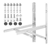 PATIKIL Mini Divisé Mur Montage Support Support pour 9000 à 36000BTU Acier | 1 Ensemble, Jusqu'à 573 Lbs Condenseur sans Conduit Climatiseur, Chaleur Pompe Système