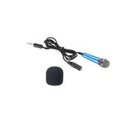 PATIKIL- Mini Microphone pour Voice Enregistrement et Chanter Paquet de 1, Bleu