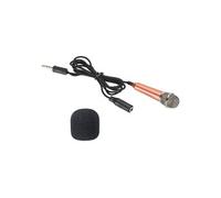 PATIKIL- Mini Microphone pour Voice Enregistrement et Chanter Paquet de 1, Rose Doré