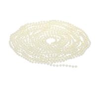 PATIKIL mm Faux Perle Perles Guirlande, 16,4 Ft Perle Ficelle Chaîne Perle Rouleau pour Artisanat Mariage Fête Maison Décoratif Bijoux Fabrication Noël Arbre, Beige