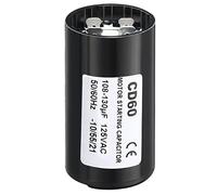 PATIKIL Moteur Démarrage Condensateur, 108-130uF/Mfd 125V 50/60Hz CD60 Fonctionnement Condensateur Moteur Démarrage Condensateur pour Électrique Moteur Démarrage Fonctionnement