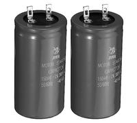 PATIKIL Moteur Démarrage Condensateur, 2 pcs 150uf 300V 50/60HZ CD60 Fonctionnement Condensateur Démarrage Condensateur pour Air Climatiseurs, Électrique Moteur Démarrage Courant