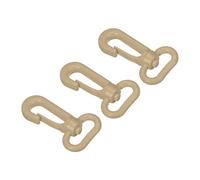 PATIKIL Mousqueton Pivotant En Plastique Lot De 3 Boucles À Fermoir Rotatif Pour Sangles De Sac À Dos De Voyage Bagages Couleur Kaki.