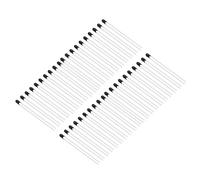 PATIKIL NTC Thermistances Résistances, 100pcs 10K Ohm MF52-103 5% Précision Haute Sensibilité Courant Limiteur Température Capteur pour Mesure Température Noir