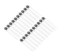 PATIKIL NTC Thermistances Résistances, 20pcs 10 Ohm NTC10D-5 Élevé Sensibilité Courant Limiteur Température Capteur pour Mesure Température Noir