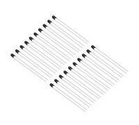 PATIKIL NTC Thermistances Résistances, 20pcs 10K Ohm MF52-103 1% Précision Haute Sensibilité Courant Limiteur Température Capteur pour Mesure Température Noir