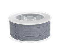 PATIKIL Nylon Cord 0.02 Pouce x 109 Verges, Bracelet String Tressé Fil Nylon Chinese Knotting Cord pour Jewelry Making Beading Necklaces Blind Wind Chimes, Dark Gray