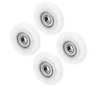PATIKIL Nylon Poulie Roue 6x35X7.6mmmm, 4 Paquet 626zz Roulement Coulissant Convoyeur Rouleau Roue pour Porte Fenêtre Tiroir Quincaillerie Conduite Mécanique Equipement, Blanc