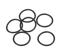 PATIKIL O Joint Torique Nitrile Caoutchouc 25mm OD 21mm ID 2mm Largeur, 25 Pcs Métrique Scellage Joint pour Robinet Plomberie Automobile Réparation, Noire
