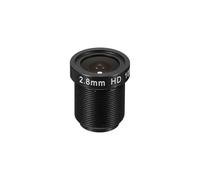 PATIKIL Objectif de caméra CCTV 2,8 mm, Objectif de caméra de sécurité FPV F2.5 2MP 1080P Super Clear Objectif de caméra 128° Objectif Grand Angle Fileté M12 Dia pour caméra IP panoramique