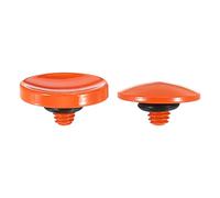 PATIKIL Obturateur Libération Bouton, 2 Paquet Doux Obturateur Libération Bouton Pure Cuivre Caméra Obturateur Bouton Compatible avec DSLR/SLR Caméra, Orange
