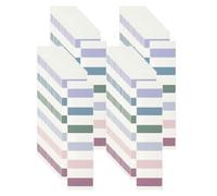 PATIKIL Onglets Adhésifs Transparents, 240 Pcs Grands Notes Adhésives Marque-Pages Étiquettes Pour Carnets Classeurs Livres De Comptes, Style Rétro 6 Couleurs