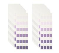 PATIKIL Onglets Adhésifs Transparents Indexables, 480 Pcs Petits Notes Adhésives Transparentes Marque-Pages Autocollants Pour Planificateur Onglets De Page Dossiers, Dégradé Violet