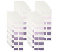 PATIKIL Onglets Collants Transparents Indexables, 480 Pcs Notes Autocollantes Moyennes Transparentes Marque-Pages Autocollants Pour Planificateur Onglets De Page, Dégradé Violet