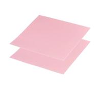 PATIKIL Pads Thermiques 100x100x0.3mm, 2 Pack Pads Thermiques en Silicone pour Froid, affaiblissement pour CPU GPU IC PCIe M.2 2280 SSD NVMe Dissipateur De Chaleur, Rose