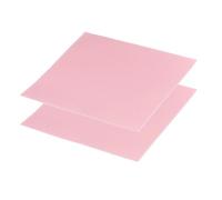 PATIKIL Pads Thermiques 100x100x1mm, 2 Pack Pads Thermiques en Silicone pour Froid, affaiblissement pour CPU GPU IC PCIe M.2 2280 SSD NVMe Dissipateur Thermique, Rose