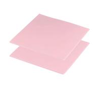 PATIKIL Pads Thermiques 100x100x2mm, 2 Pads Thermiques en Silicone pour Froid, affaiblissement pour CPU GPU IC PCIe M.2 2280 SSD NVMe Dissipateur De Chaleur, Rose