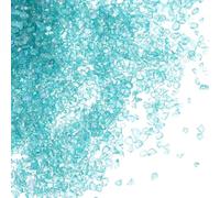 PATIKIL Paillettes de Verre Concassé, Éclats de Verre Irréguliers Colorés de 2-3 mm, Morceaux de Paillettes de Verre Épais pour Nail Art, Artisanat Diy Bijoux, Bleu Ciel