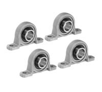 PATIKIL Palier D'Oreiller 5/8" / 17mm Alésage, 4 Pièces Vertical en Alliage de Zinc en Acier Monté Bride Auto-Alignante Palier D'Insertion de Roulement de Bride de Balle D'Alésage