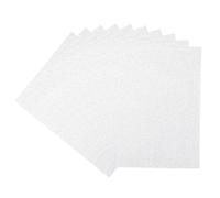 PATIKIL Papier Cartonné Pailleté 11,7x8,3", 10 Feuilles A4 Épaisses et Scintillantes Sans Perte de Paillettes pour Scrapbooking, Fabrication de Cartes DIY, Projets d'Artisanat, Argent