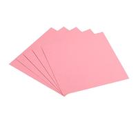 PATIKIL Papier Cyanotype Carré, 12 Feuilles Papiers d'Impression Solaire pour Dessin 15x15cm, Papier Sensibilité Nature pour Arts Artisanats Bricolage Projet, Rose