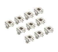 PATIKIL Paquet 30 M4 Cage Écrous Carbone Acier Nickel Plaqué Argenté | pour Server Grille Cabinets
