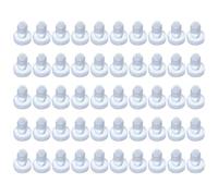 PATIKIL Pare-Chocs pour Plateau en Verre, 50 Pcs 5mm Diamètre De Filet Douilles Souples Pare-Chocs Transparents Patins Anti-Dérapants en Caoutchouc Grosses Pastilles Souples Armoire