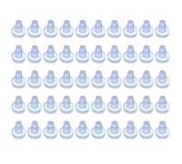 PATIKIL Pare-Chocs pour Plateaux en Verre, 50 pièces, diamètre Filetage 6mm, tiges Souples Transparentes, pastilles Type A antidérapantes pour Meubles en Verre armoires