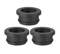 PATIKIL Passe Cable Bureau pour 25mm Diamètre du Trou, 20mm ID Passe Fil Caoutchouc 3Pcs pour Œillet de Câblage, Pare-Feu Automobile, Bouchons de Protection Des Câbles, Noir