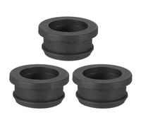PATIKIL Passe Cable Bureau pour 27mm Diamètre du Trou, 22mm ID Passe Fil Caoutchouc 3Pcs pour Œillet de Câblage, Pare-Feu Automobile, Bouchons de Protection Des Câbles, Noir