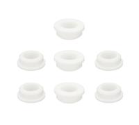 PATIKIL Passe-Fil En Caoutchouc De Silicone, Pcs 1-1/4"(32mm) Trou De Perçage, 7/8"(22mm) Diamètre Intérieur.Bouchon De Trous En Caoutchouc De Type Chapeau Pour Système D'irrigation,Blanc