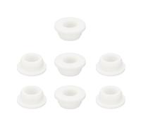 PATIKIL Passe-fil En Caoutchouc Silicone, 7 Pcs Pour Trou de 1"(26mm), Diamètre Intérieur 11/16"(17mm), Bouchon En Caoutchouc Pour Système D'irrigation Pare-feu, Blanc