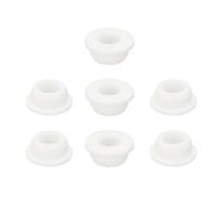 PATIKIL Passe-fil En Caoutchouc Silicone, 7 Pcs Pour Trou De Perçage De 1"(25mm), Diamètre Intérieur De 5/8"(16mm), Bouchon En Caoutchouc Pour Système D'irrigation Et Pare-feu, Blanc